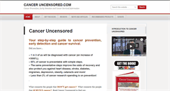Desktop Screenshot of canceruncensored.com